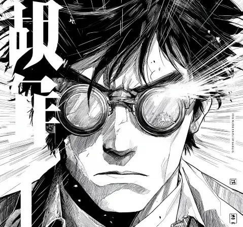 漫画阅读场景，书页与二次元元素
